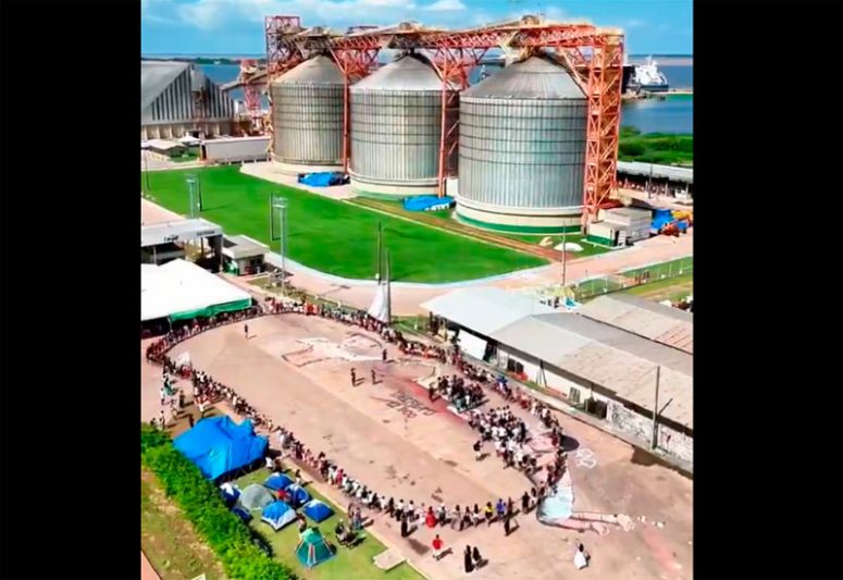 Terminal portuáril Cargill, em Santarém