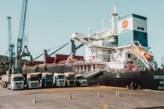 Carga foi embarcada no Porto de Imbituba, em Santa Catarina (Foto: Mapa/Divulgação)