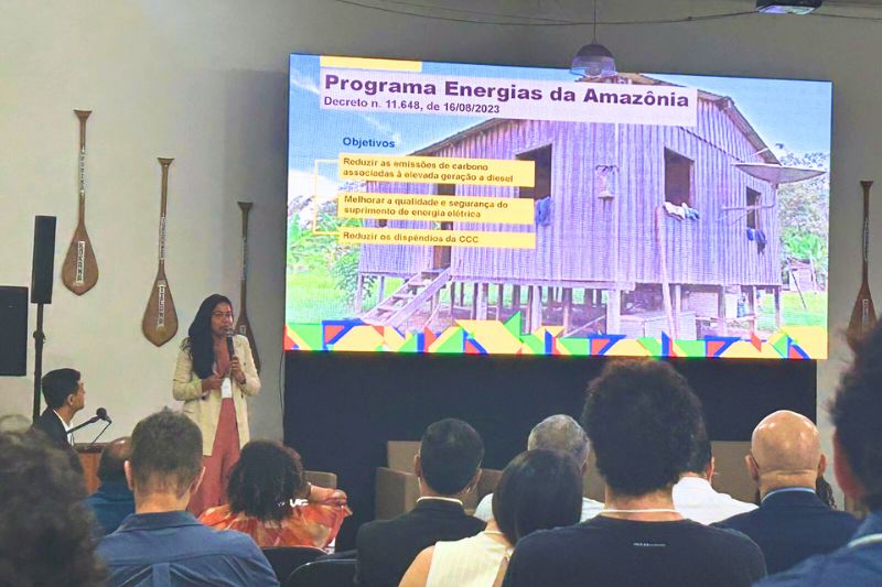 Apresentação de resultados do programa Energias da Amazonia (Foto: AM ATUAL)