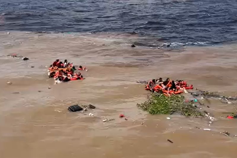 Imagens mostram os passageiros (Imagem: Divulgação/Redes Sociais)