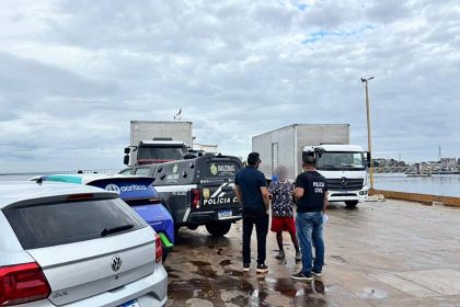 O crime aconteceu em uma embarcação que estava ancorada no porto privado Roadway (Foto: WhatsApp/Reprodução)