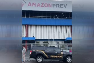 Servidores da Amazonprev são alvos de operação da PF nesta sexta (Imagem: Whatsapp/Reprodução)