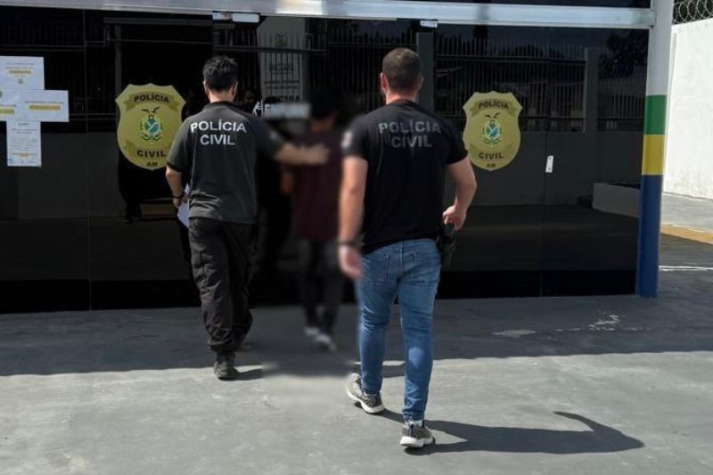O homem de 30 anos foi preso pela Polícia Civil do Amazonas (Foto: Divulgação)