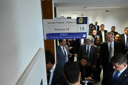 Sala-cofre da CPMI do INSS: apuração sobre entrada com câmera escondida (Foto: Jefferson Rudy/Agência Senado)