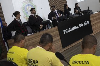 Réus foram julgados presencialmente em Manaus (Foto: Raphael Alves/TJAM)