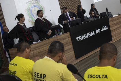 Réus foram julgados presencialmente em Manaus (Foto: Raphael Alves/TJAM)