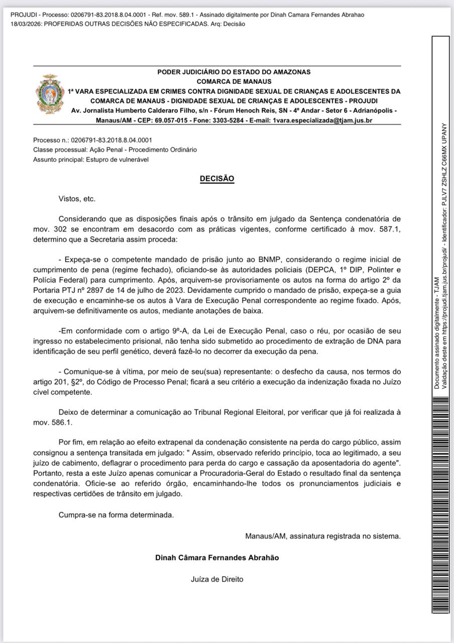 Decisão sobre a prisão de Rafael Romano