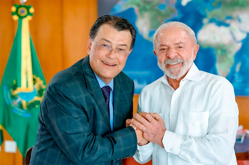 Eduardo Braga e Lula