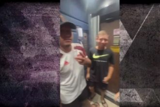 Dois dos jvens que estupraram adolescente em imagens no elevador: deboche da vítima (Imagens: TV Globo-Reprodução)