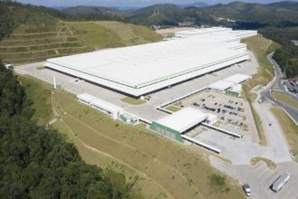 Complexo de galpões da Marq alugado para a Shopee: maior negócio do setor no Brasil (Foto: Marq/Divulgação)