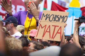 Protesto sobre violência contra a mulher: discurso de ódio usa linguagem misógina (Foto: Tomaz Silva/ABr)