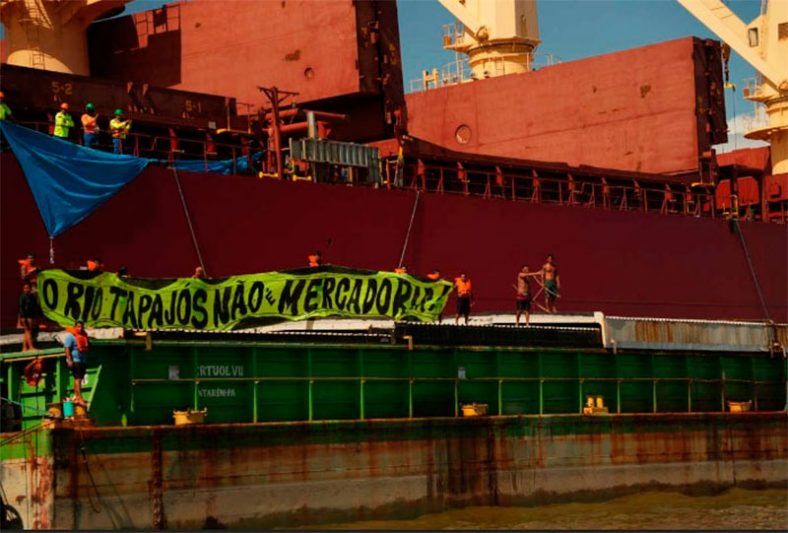 protesto indígenas tapajós