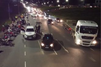 Victor Cássio, de 28 anos, não resitiu e morreu no local (WhatsApp/Reprodução)