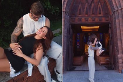 Juliette com o noivo Kaíque Cerveny: anúncio sobre casamento (Imagens: Instagram/Reprodução)
