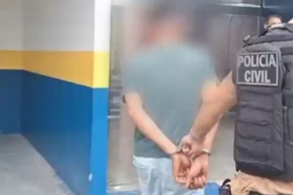 O suspeito de 31 anos foi preso pela Polícia Civil do Amazonas (Foto: WhatsApp/Reprodução)