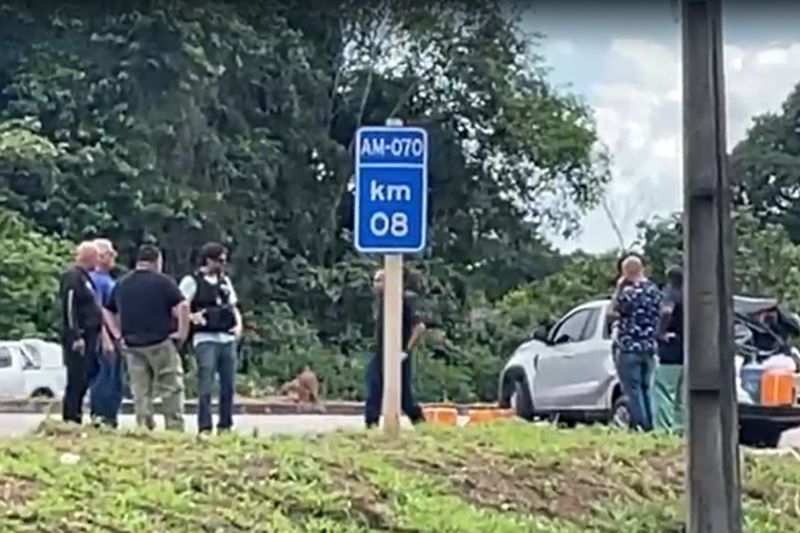 Rizomar Lima da Silva, de 54 anos, não resistiu aos ferimentos e morreu no local (Foto: WhatsApp/Reprodução)