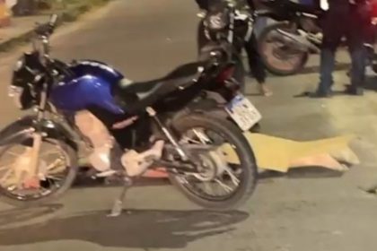 Hildiney Tananta Gonçalves, de 31 anos, não resistiu aos ferimentos e morreu no local (Foto: WhatsApp/Reprodução)