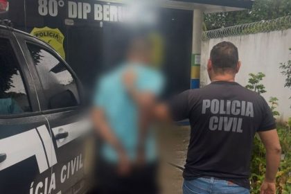 O suspeito de 23 anos foi preso pela Polícia Civil do Amazonas (Foto: Divulgação)