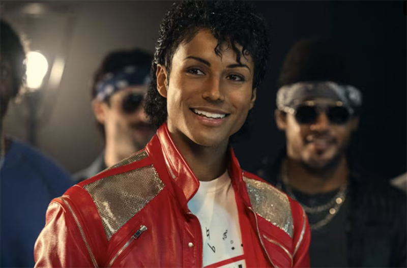 Ator Jaafar Jackson interpreta o tio, Michael, em cinebiografia (Imagem: Trailer/Reprodução)