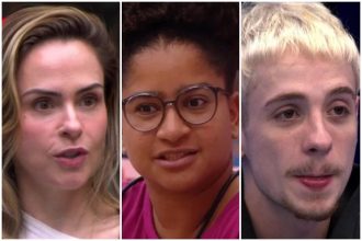 Ana Paula Renault, Milena e Juliano Floss são os finalistas do BBB 26 (Imagens: Globoplay/Reprodução)