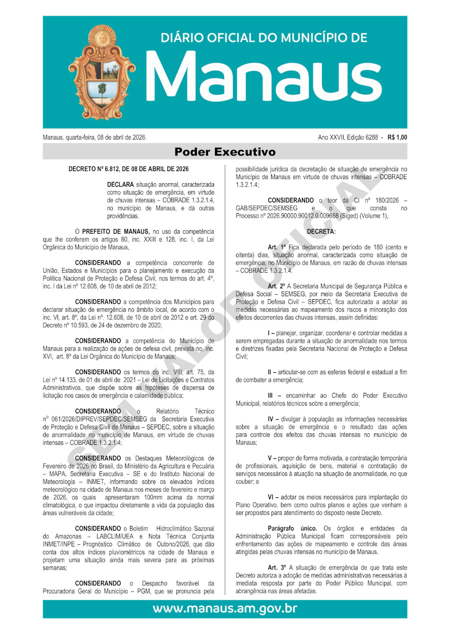 Dom decreto anormalidade