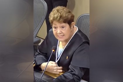 Desembargadora Eva do Amaral Coelho afirmou que sem penduricalhos, juízes entraraõ em regime de escravidão (Imagem: Facebook/Reprodução)