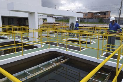 Estaçãodo Mauazinho será desligada temporariamente na quinta-feira (Foto: Águas de Manaus/Divulgação)