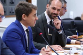 Nikolas Ferreira e Eduardo Bolsonaro trocam acusações nas redes sociais (Foto: Vinícius Loures/Agência Câmara)