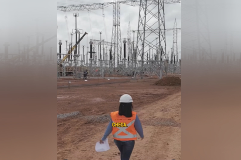Construção de torres de transmissão de energia em Roraima: interigação ao SIN (Imagem: Instagram/Reprodução)