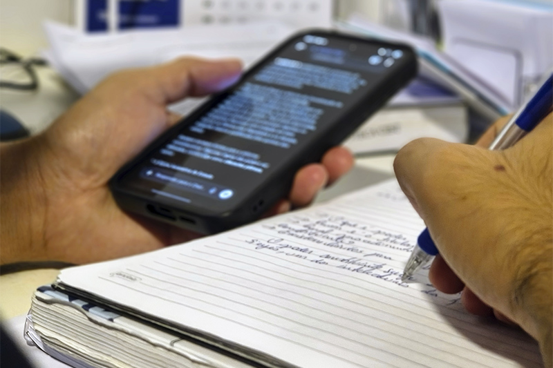 Uso de IA no ambiente acadêmico é inevitável, mas falta formação aos estudantes para lidar com a tecnologia (Foto: Marcelo Moreira/Divulgação)