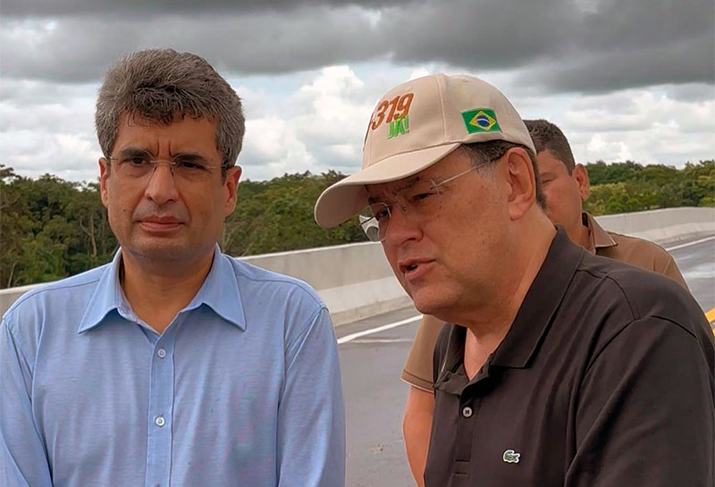 Orlando Fanaia e Eduardo Braga