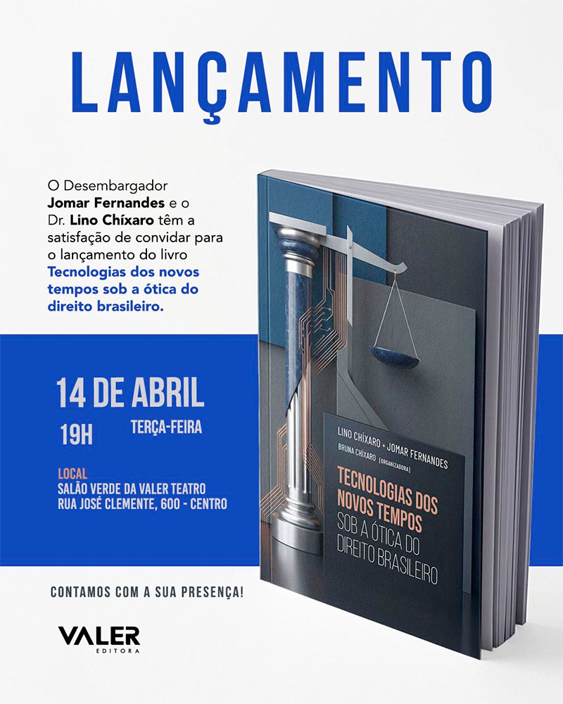 Livro sobre tecnologia e direito