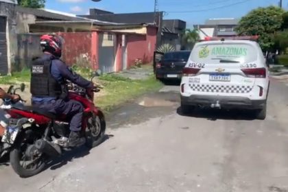 Policiais militares foram acionados e conseguiram prender os assaltantes horas depois (Foto: WhatsApp/Reprodução)