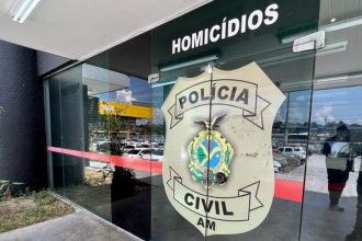 Marcos Adriano Marques Paiva, de 31 anos, foi preso pela Polícia Civil do Amazonas (Foto: WhatsApp/Reprodução)
