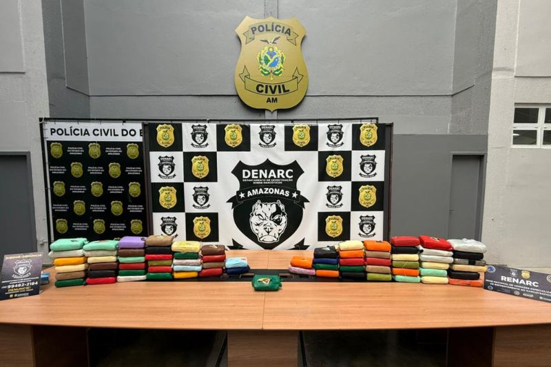 O entorpecente, avaliado em R$ 1,6 milhão, estava escondido em sacolas em uma picape (Foto: Divulgação)