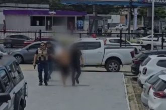 Jhonnatan Freitas Dias, 25 anos, conhecido como "Índio", foi preso pela Polícia Civil do Amazonas (Foto: Divulgação)