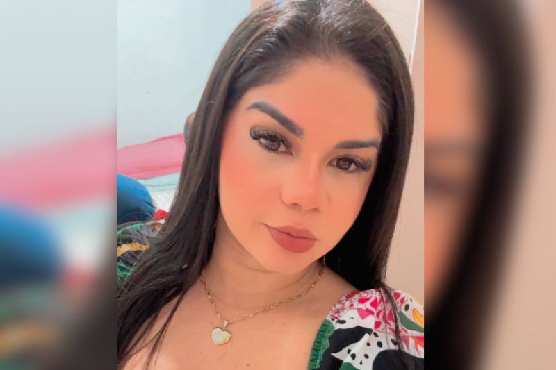 Francilane Ribeiro Portela foi sequestrada e ainda não foi localizada (Foto: WhatsApp/Reprodução)