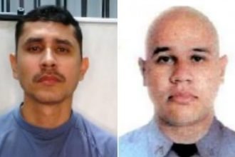 O sargento Belmiro Wellington Costa Xavier (à esquerda) e o soldado Hudson Marcelo Vilela de Campos (à direita) (Foto: WhatsApp/Reprodução)