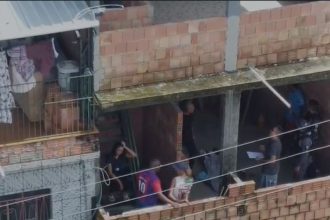 Manuel Ferreira dos Reis, de 60 anos, não resistiu e morreu no local (Foto: WhatsApp/Reprodução)