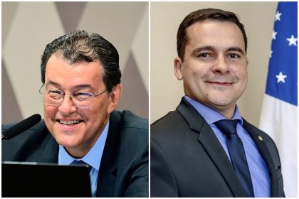 Eduardo Braga e Alberto Neto lideram em preferência de voto para o Senado (Fotos: Divulgação)