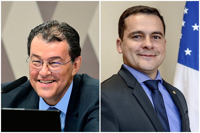 Eduardo Braga e Alberto Neto lideram em preferência de voto para o Senado (Fotos: Divulgação)