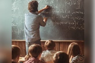 Jovens têm dificuldade com a matemática desde o ensino básico, mostra estudo (Imagem ilustrativa gerada por IA/Meta)