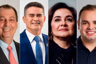 Omar Aziz, David Almeida, Maria do Carmo Seffair e Roberto Cidade