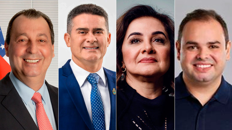 Omar Aziz, David Almeida, Maria do Carmo Seffair e Roberto Cidade