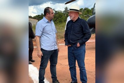 Governador do Amazonas, Roberto Cidade e presidente Luiz Inácio Lula Silva (Foto: Divulgação)