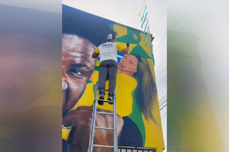 Diego Miranda quando apagava imagem de Virginia Fonseca (Foto: Facebook/Reprodução)