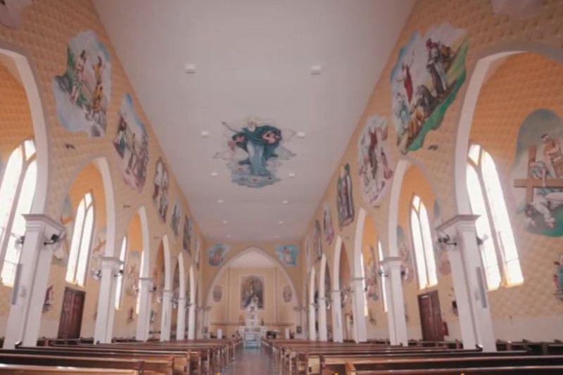 Paróquia de São Sebastião, em Ibirá: ex-bispo é denunciado por assédio sexual a padre (Imagem: YouTube/Reprodução)