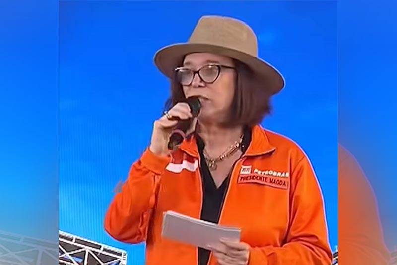 Magda Chambriard anunciou investimentos no Amazonas nesta quarta-feira em Manaus (Imagem: Facebook/Reprodução)
