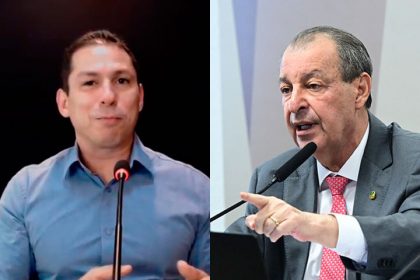 Marcelo Ramos e Omar Aziz