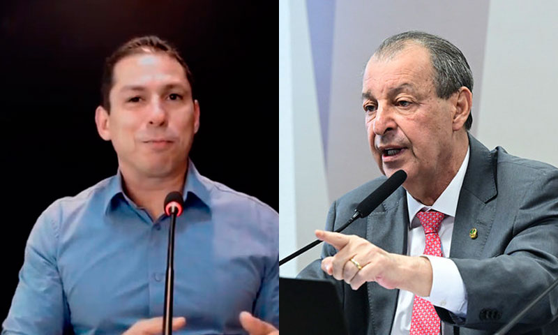 Marcelo Ramos e Omar Aziz